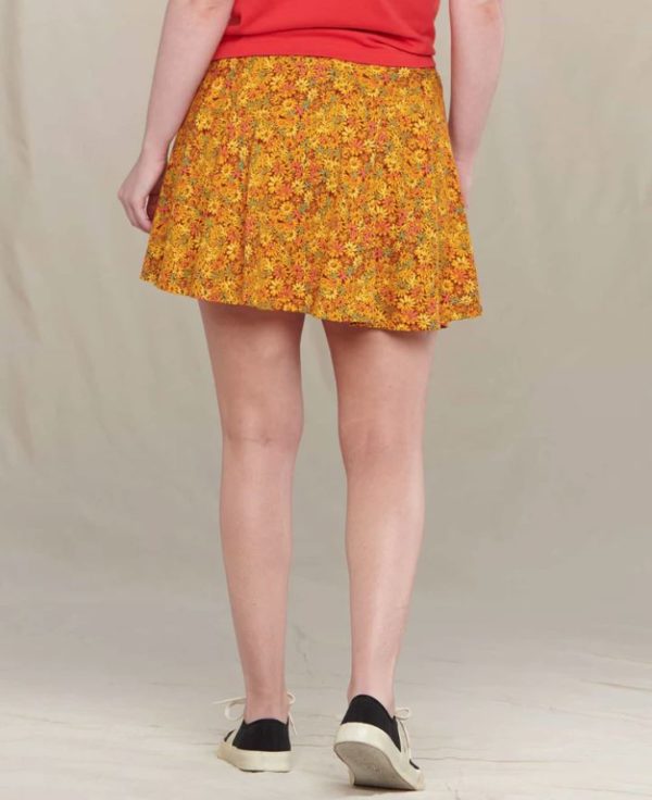 Toad Co Birdie Skort Gooseberry Daisy Print T1842208.1 Borrego Outfitters