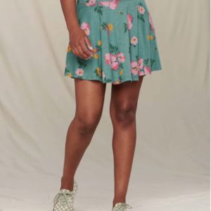 Toad Co Birdie Skort Pine Floral Print T1842208 Borrego Outfitters