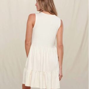 Toad Co Marley Tiered Sleeveless Dress Salt 1782308 Borrego Outfitters