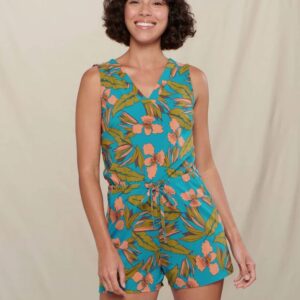 Toad Co Sunkissed Liv Romper Curacao Aloha T1782116 Borrego Outfitters
