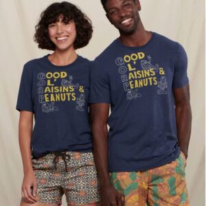 Toad Co Unisex Hemp Daily Short Sleeve Tee True Navy T2011100 Borrego Outfitters